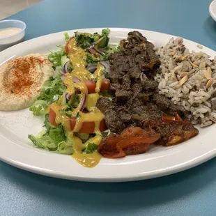 Beef Shawarma Platter