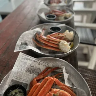 Monday's crab leg special