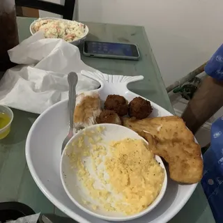 Atlantic Trigger Fish Dinner