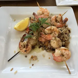 Seafood Souvlaki