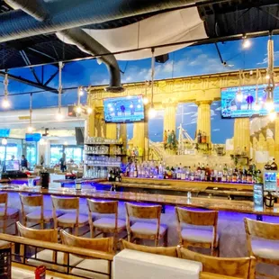 the interior of a restaurant