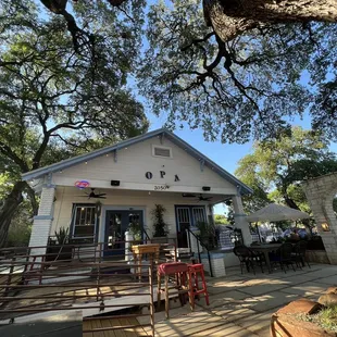 Outside patio