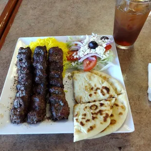 Chicken Kabob Plate