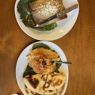 Hummus and Spanakopita