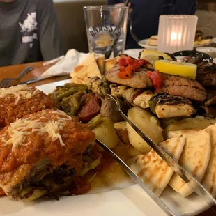 a plate of food