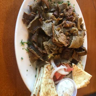 Lamb Souvlaki Platter