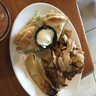 Chicken Gyro Platter (kids)