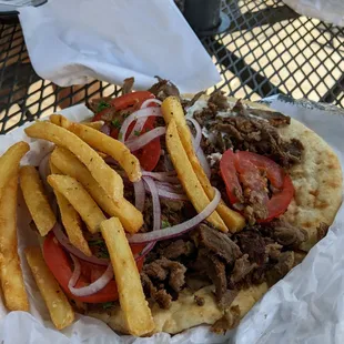 Beef and lamb yeero combo