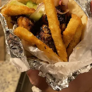 Chicken Souvlaki Pita