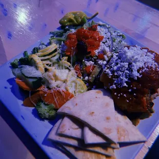 Moussaka with Greek Salad