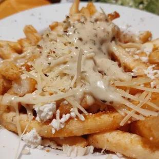 Greek fries - Yum.