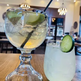 Sangria and Cucumber Mojito