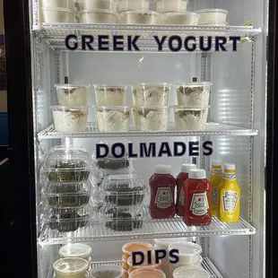 Fresh made products for purchase.