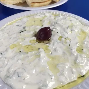 Tzatkiki Dip, yum!