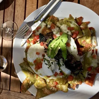 Greek Steak Chilaquiles
