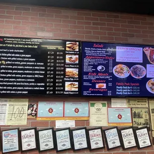 Menu.  December 2023