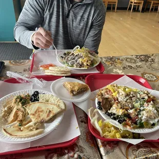 9" Hummus Chicken Plate