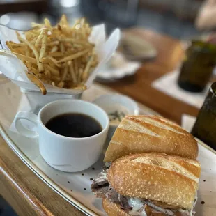 Prime Rib Dip Sandwich