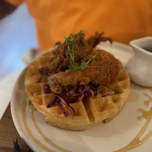 Chicken &amp; waffles