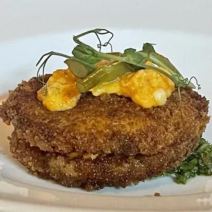 a plate of food on a table