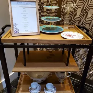 Tea service at Opaline