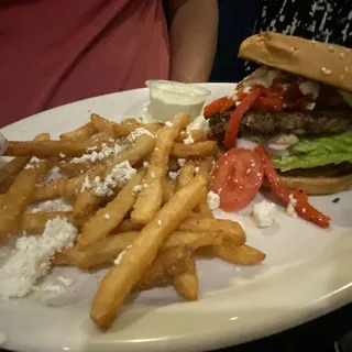 Greek 1/2 lb. Burger