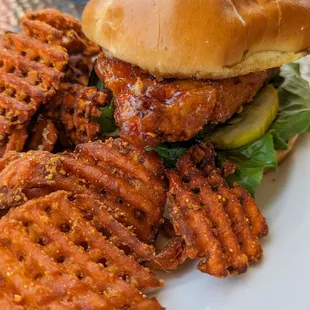 Hot Honey Fried Chicken Sandwich