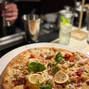 pizza, food
