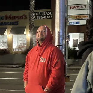 This is the rude security. So unprofessional.