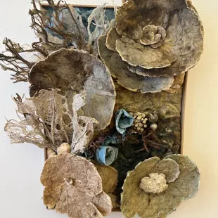 Unique art work displayed at Open Book