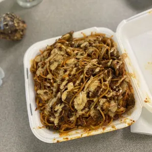 Jerk Chicken Spaghetti