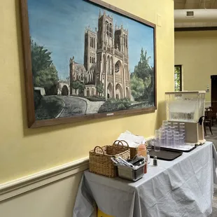 a painting of the cathedral