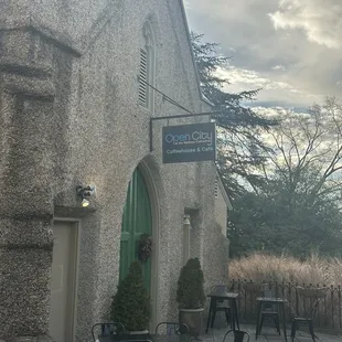 Outside seating area