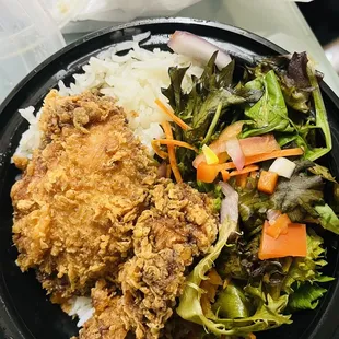 Fried or Grilled Chicken Meal