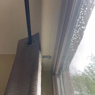 Leaking wall around installed window