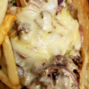 I ask for American cheese because I hate Swiss which he said I could do and I still got Swiss cheese, fail