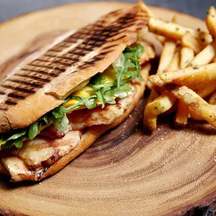 Tangy Chicken Prime Panini (Available w/salad or fries)