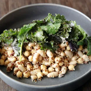 Simply Grains &amp; Beans Grab &amp; Go Bowl (Available Vegan or w/Chicken, Salmon or Steak)