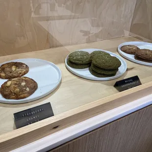 Cookies - Strawberry Shawty, Matcha Snickerdoodle, and Miso Brown Butter