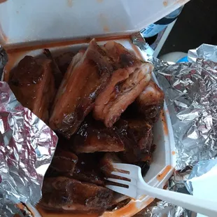 Large rib tips a la carte $6.25