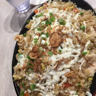 Cast Iron Chicken Fried Rice