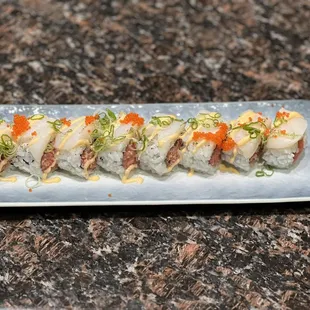 bay scallop roll