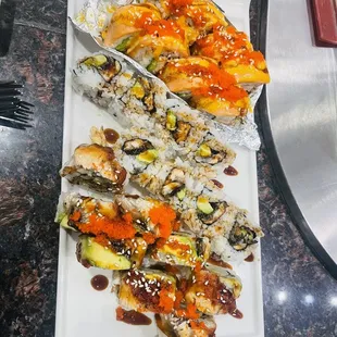 sashimi, sushi and sashimi, food, sushi