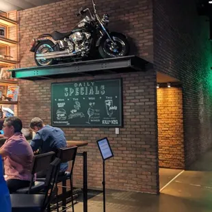 Inside the bar area
