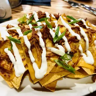 BBQ chicken Nachos - Large