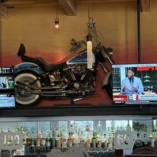 Harley over the bar