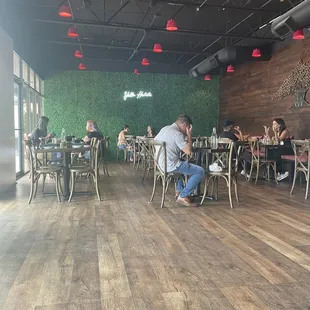 The seating area. I&apos;ve only gotten food Togo, but plan to sit in for the whole experience with the little dishes of food.