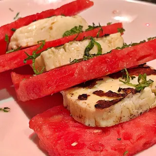 Grilled Halloumi and Watermelon vg gf