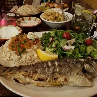 Loukoz Mediterranean Grilled Sea Bass