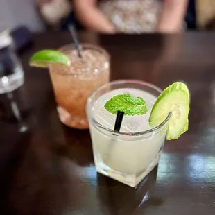 Tamarita and Sesame Standard drinks. Very good.